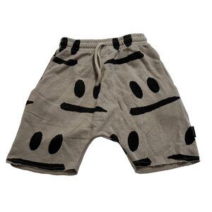 Nununu Smirks Rounded Shorts in Smokey Grey